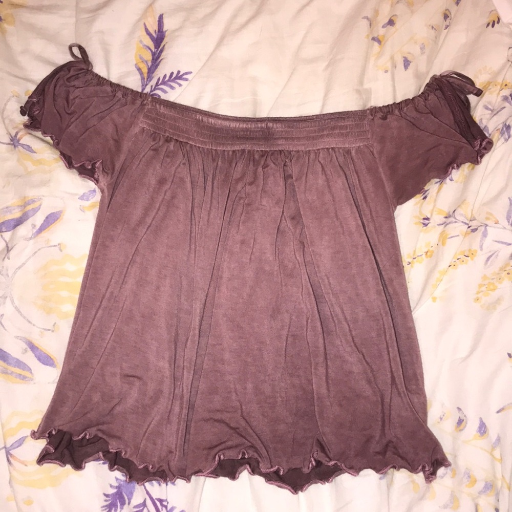 Off the shoulder shirt